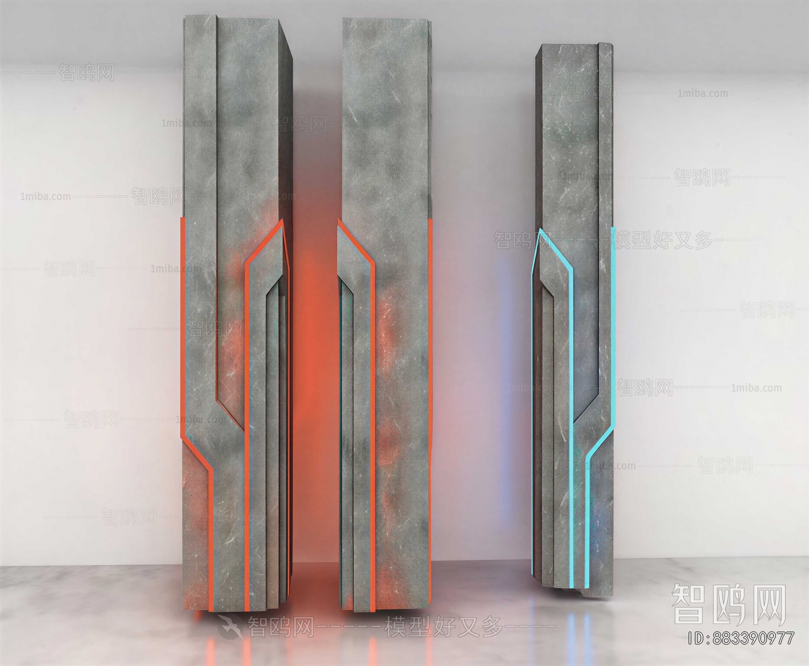 Industrial Style Column