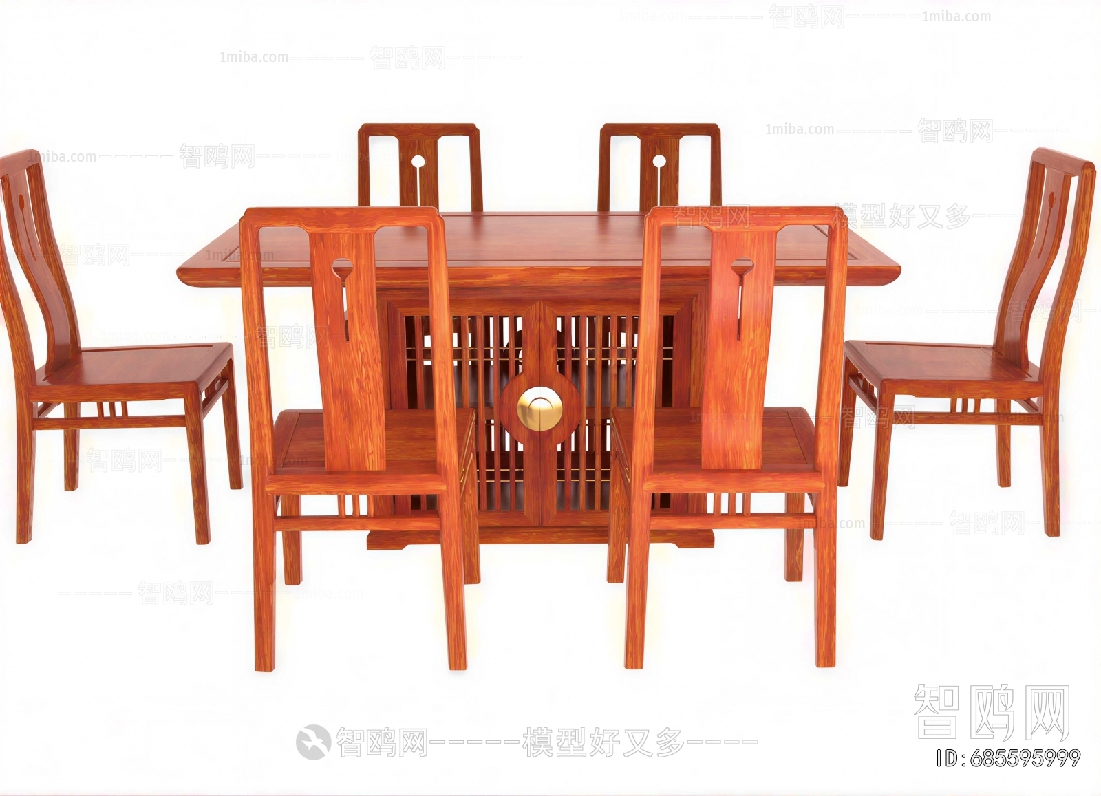 New Chinese Style Dining Table And Chairs