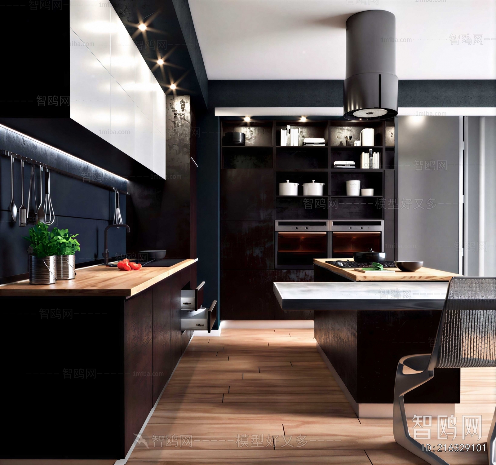 Modern Open Kitchen