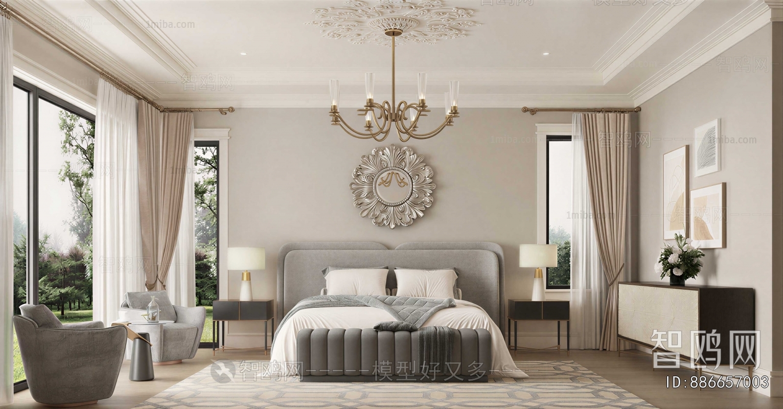 American Style Bedroom