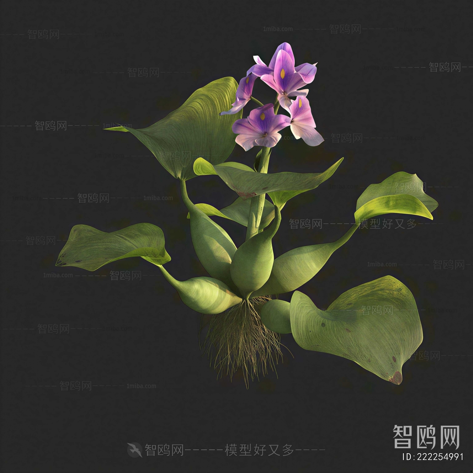 Modern Flowers And Grass