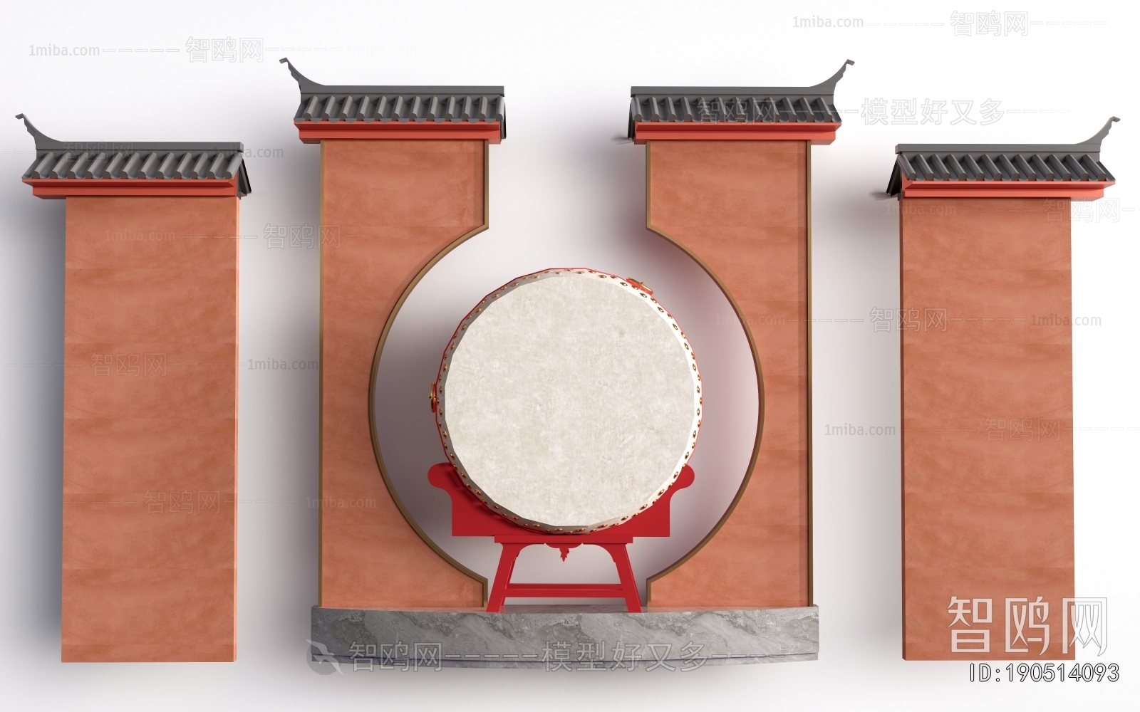 New Chinese Style Landscape Wall
