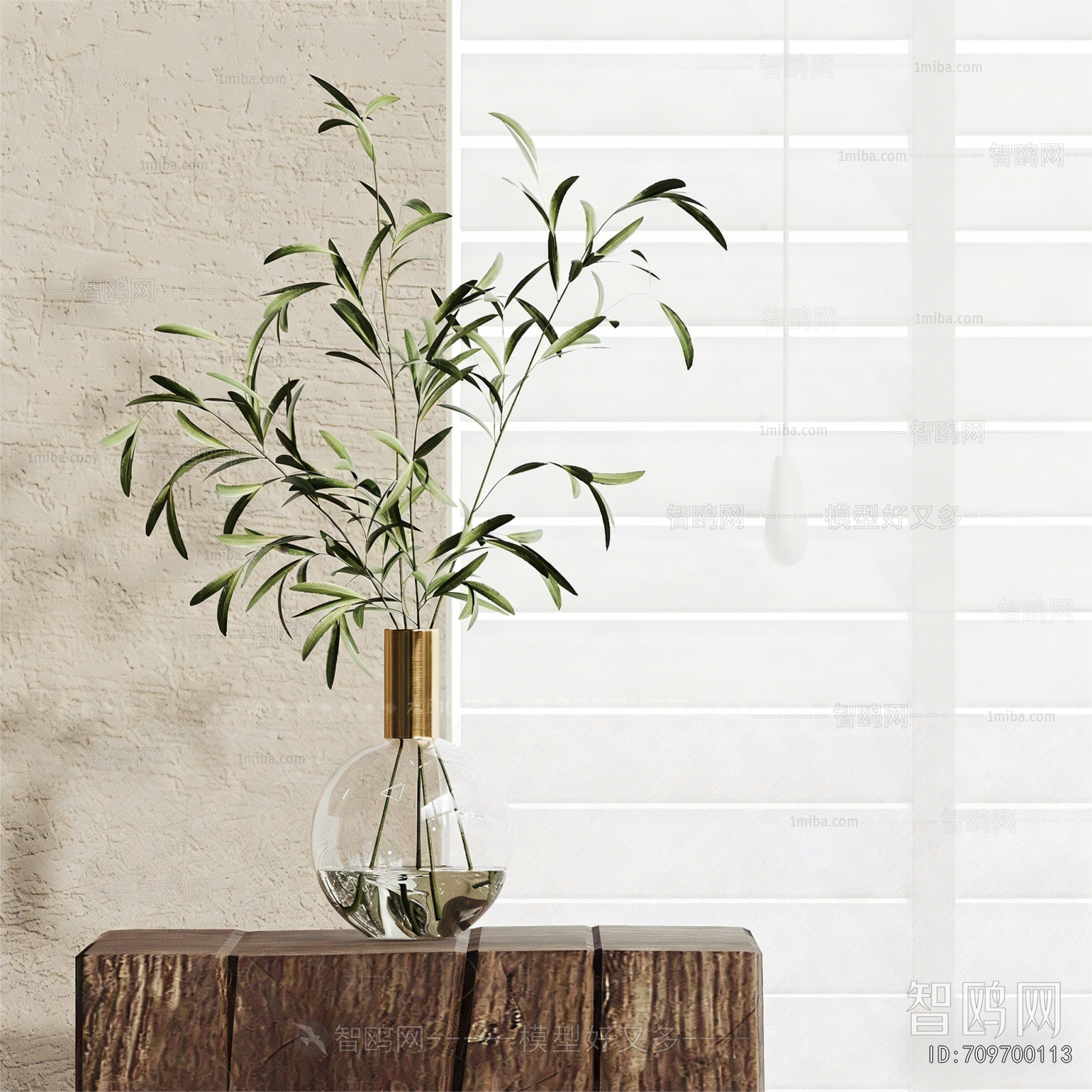Modern Aquatic Green Plant
