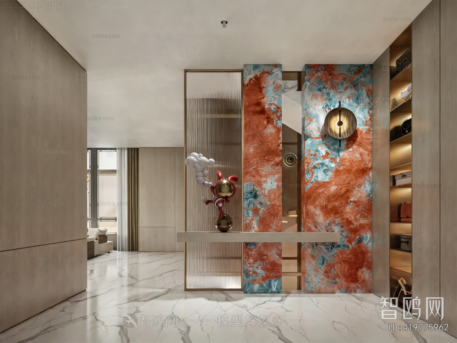 New Chinese Style Hallway
