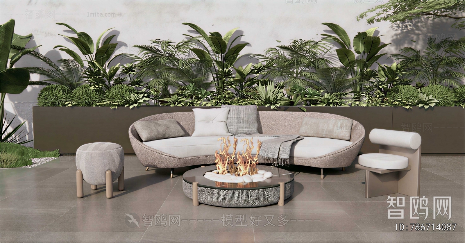Modern Outdoor Sofa