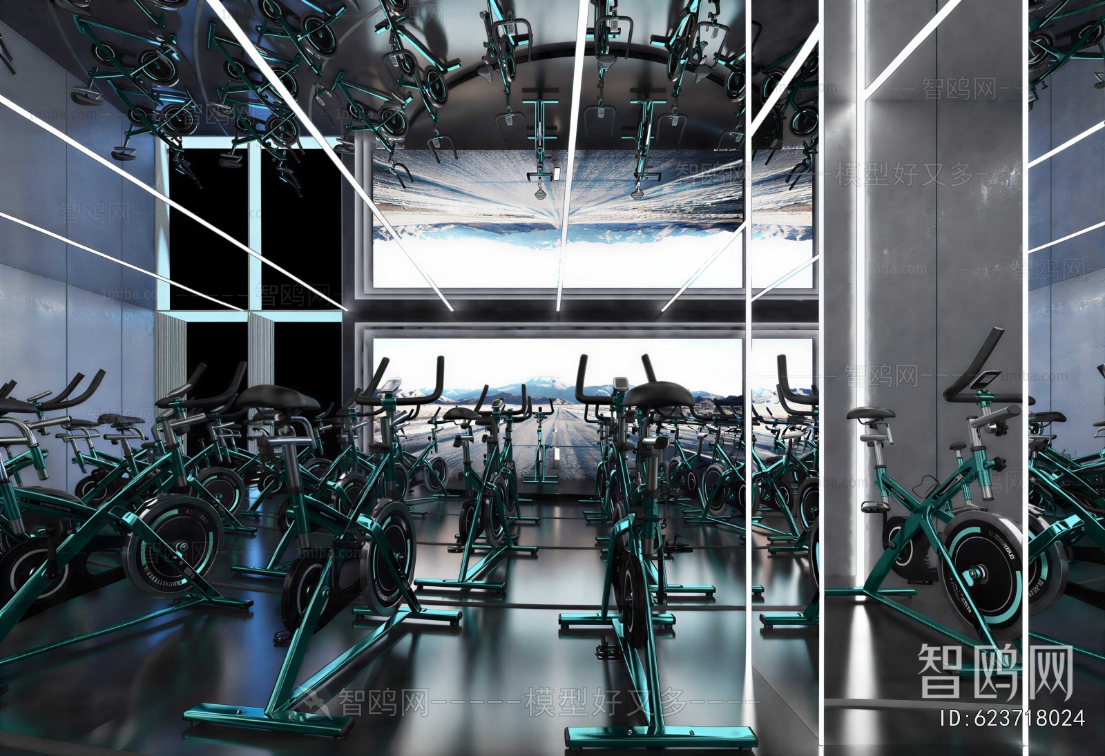 Industrial Style Gym