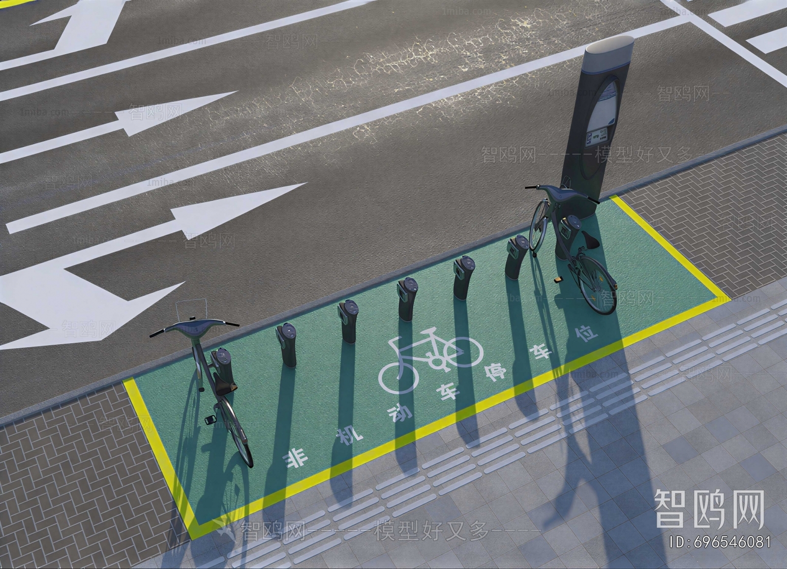 Modern Outdoor Parking Lot