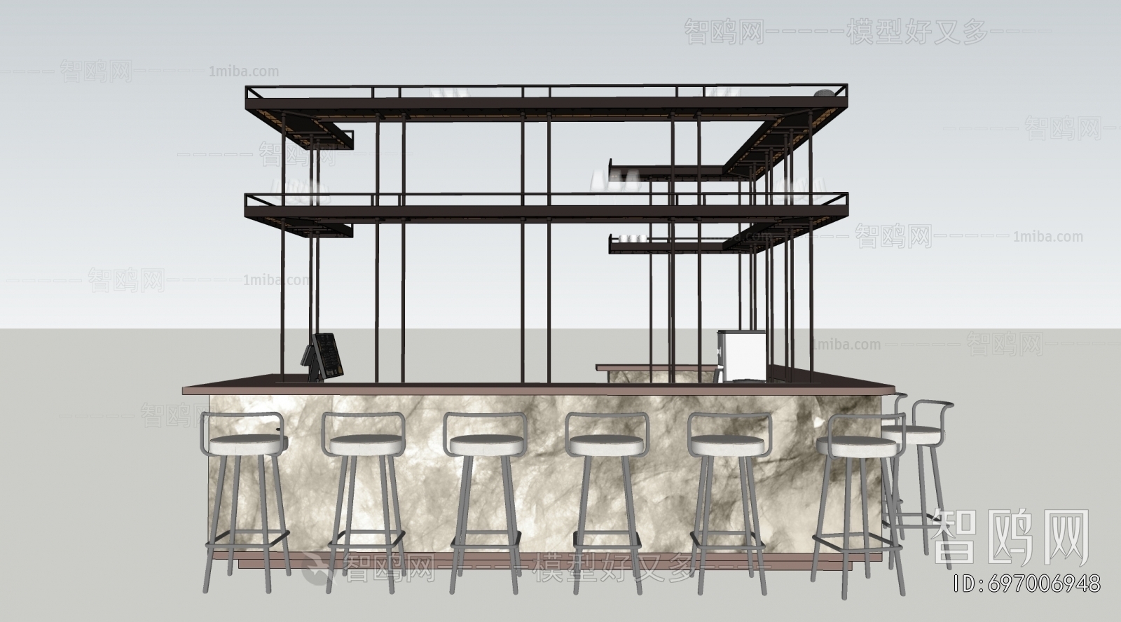 Modern Counter Bar
