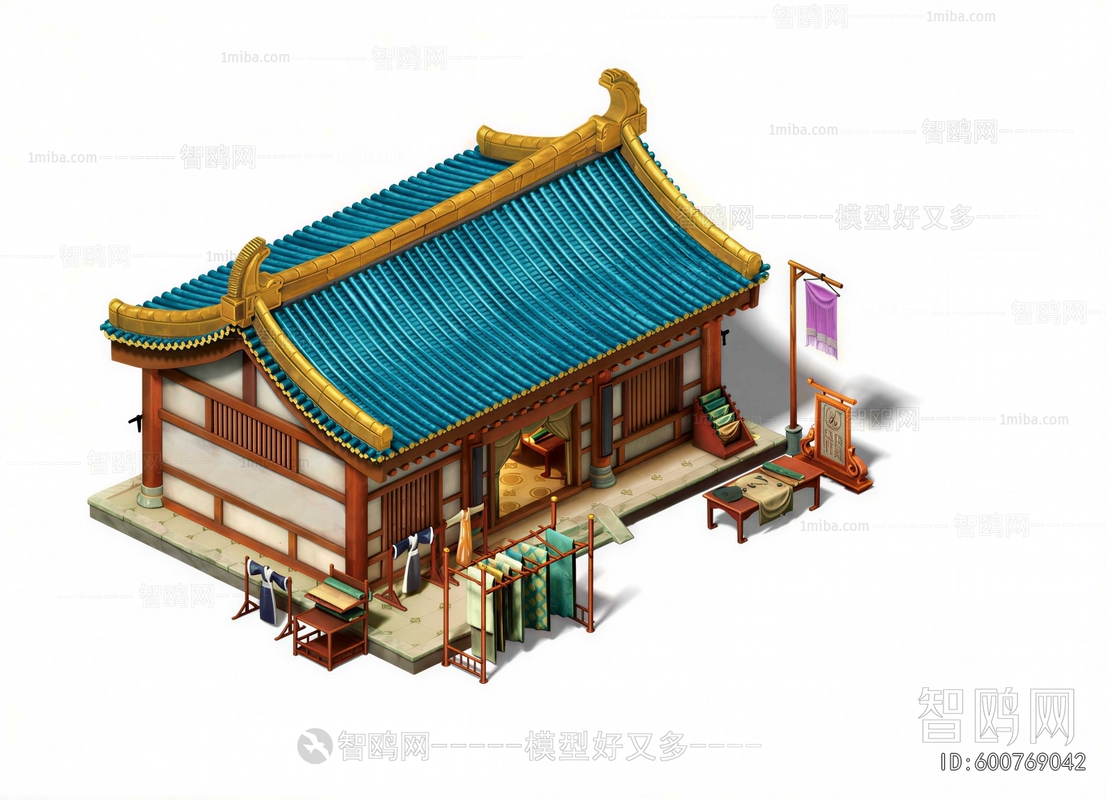 Chinese Style Cartoon House