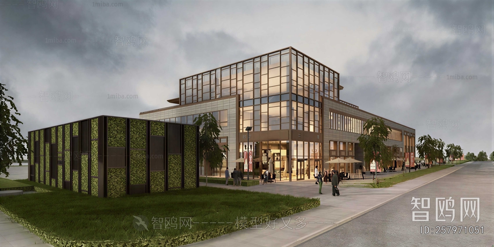 Modern Appearance Of Commercial Building