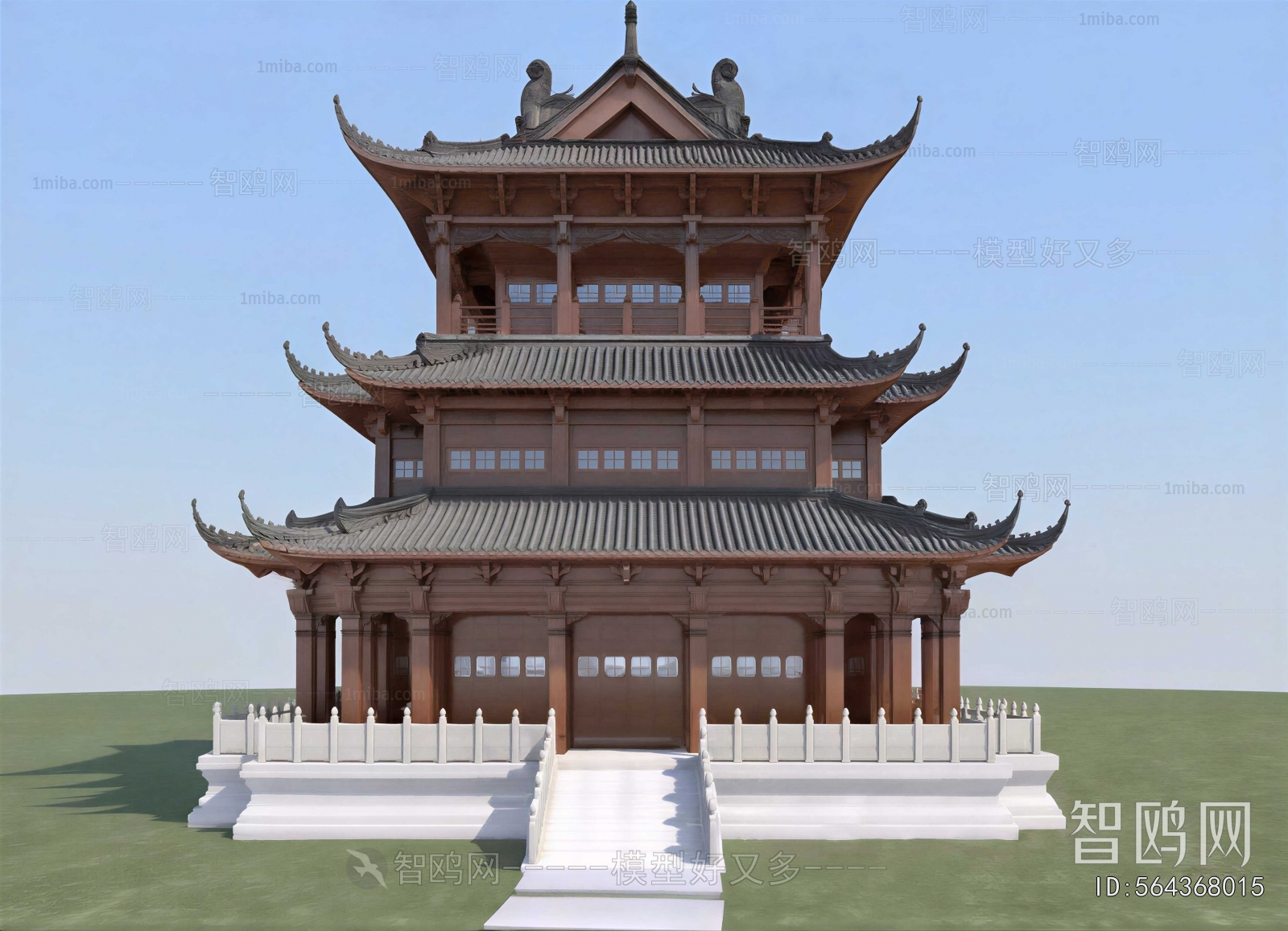 Chinese Style Ancient Architectural Buildings