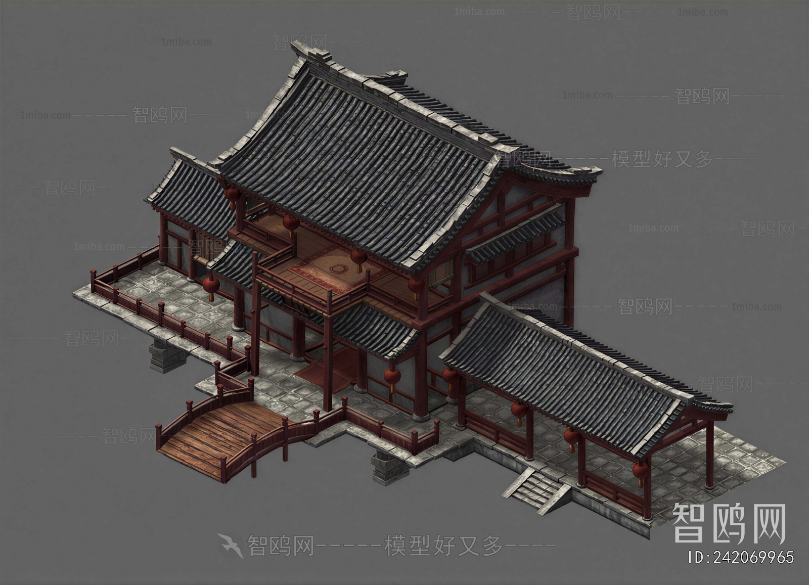 Chinese Style Ancient Architectural Buildings
