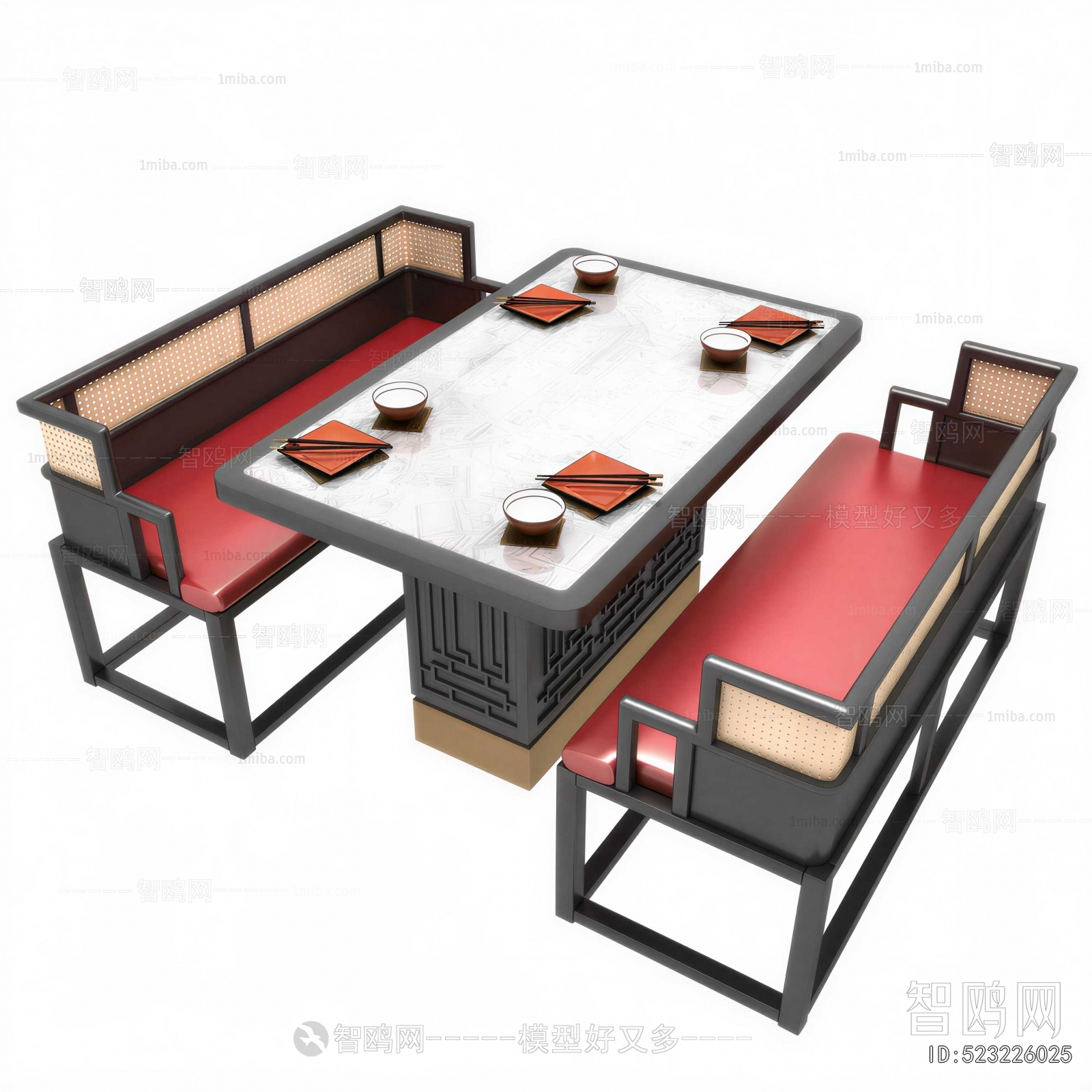 New Chinese Style Dining Table And Chairs