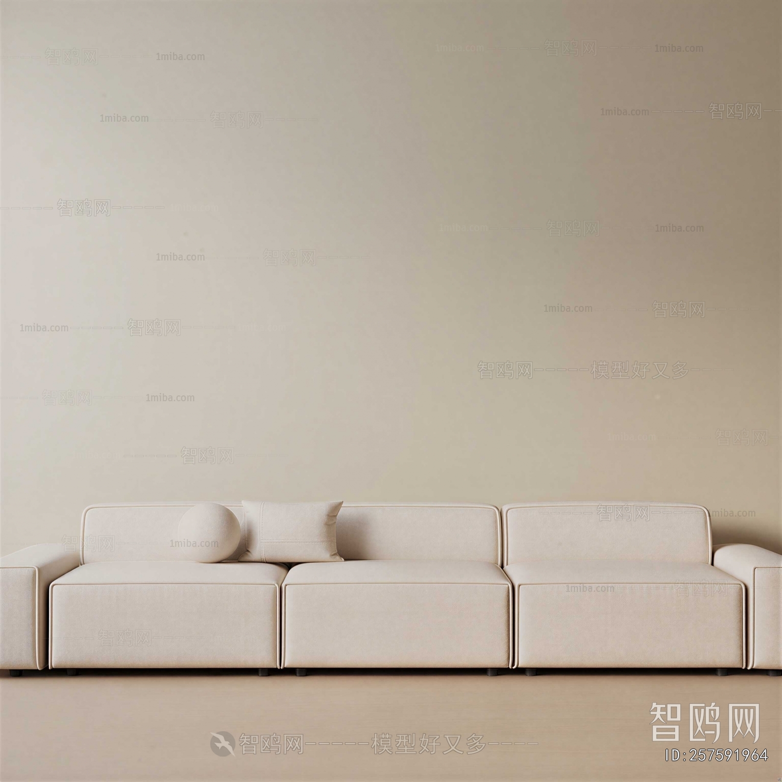 Modern Three-seat Sofa