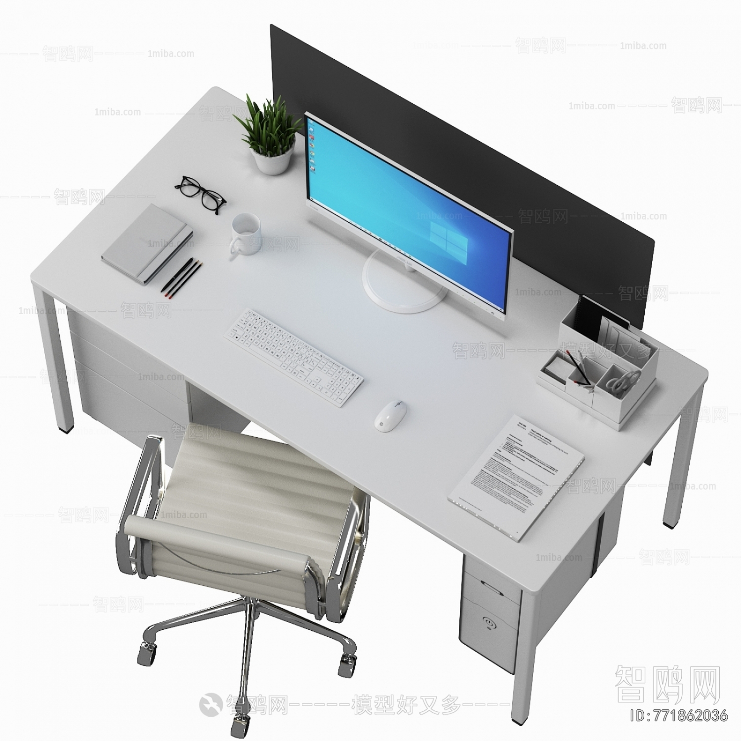 Modern Computer Desk And Chair