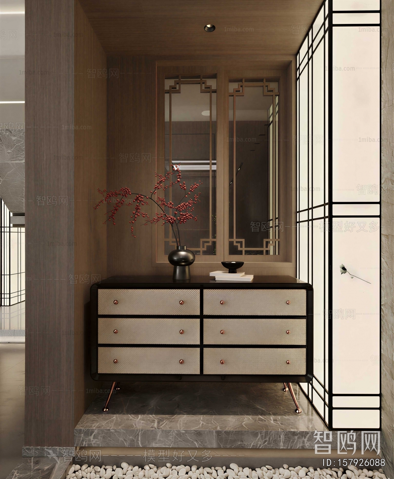 New Chinese Style Chest Of Drawers