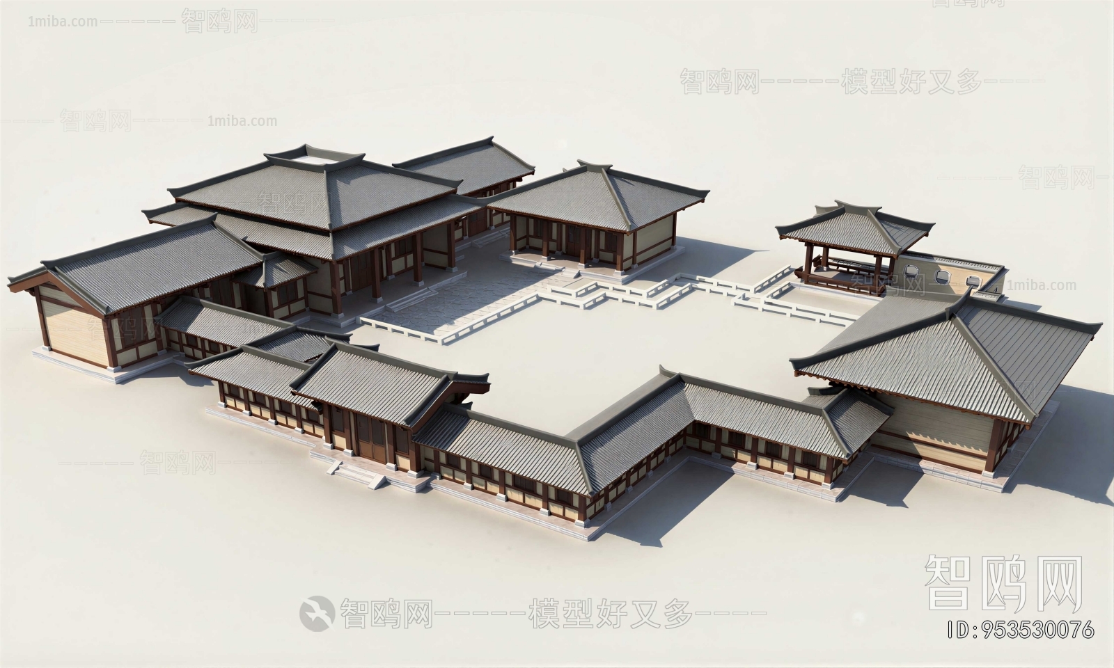 Chinese Style Ancient Architectural Buildings