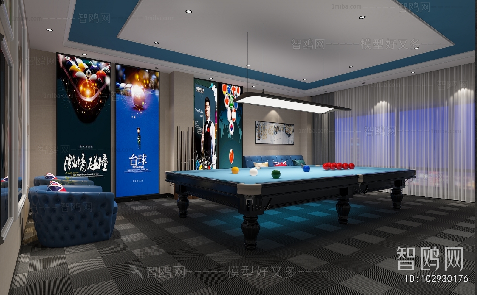 Modern Chess And Card Room
