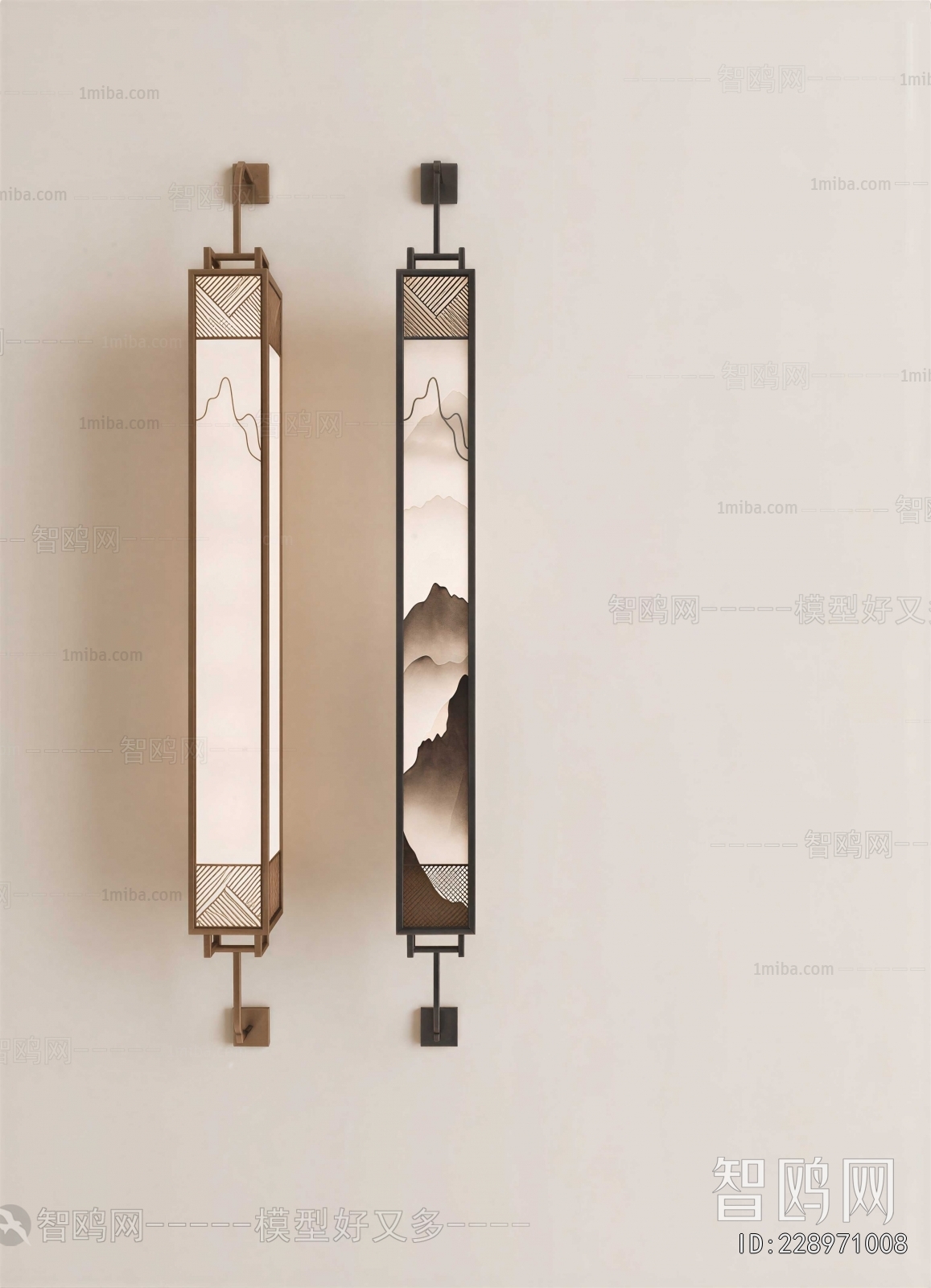 New Chinese Style Wall Lamp