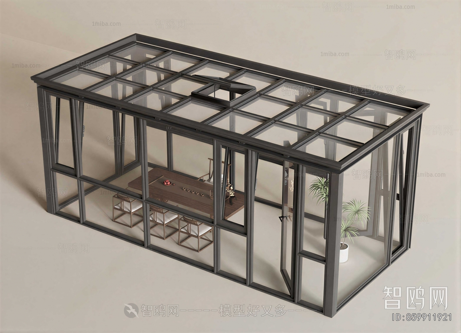 Modern Glass Sunshine Room