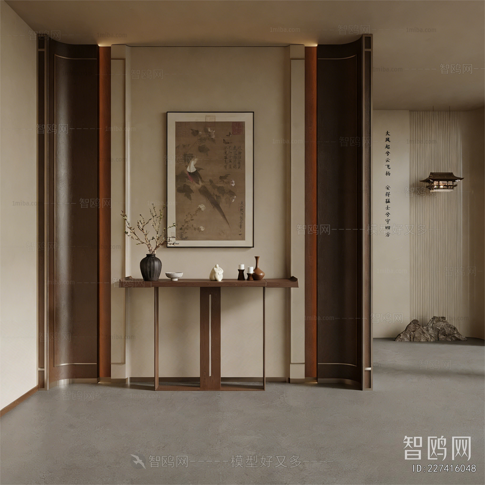 New Chinese Style Hallway