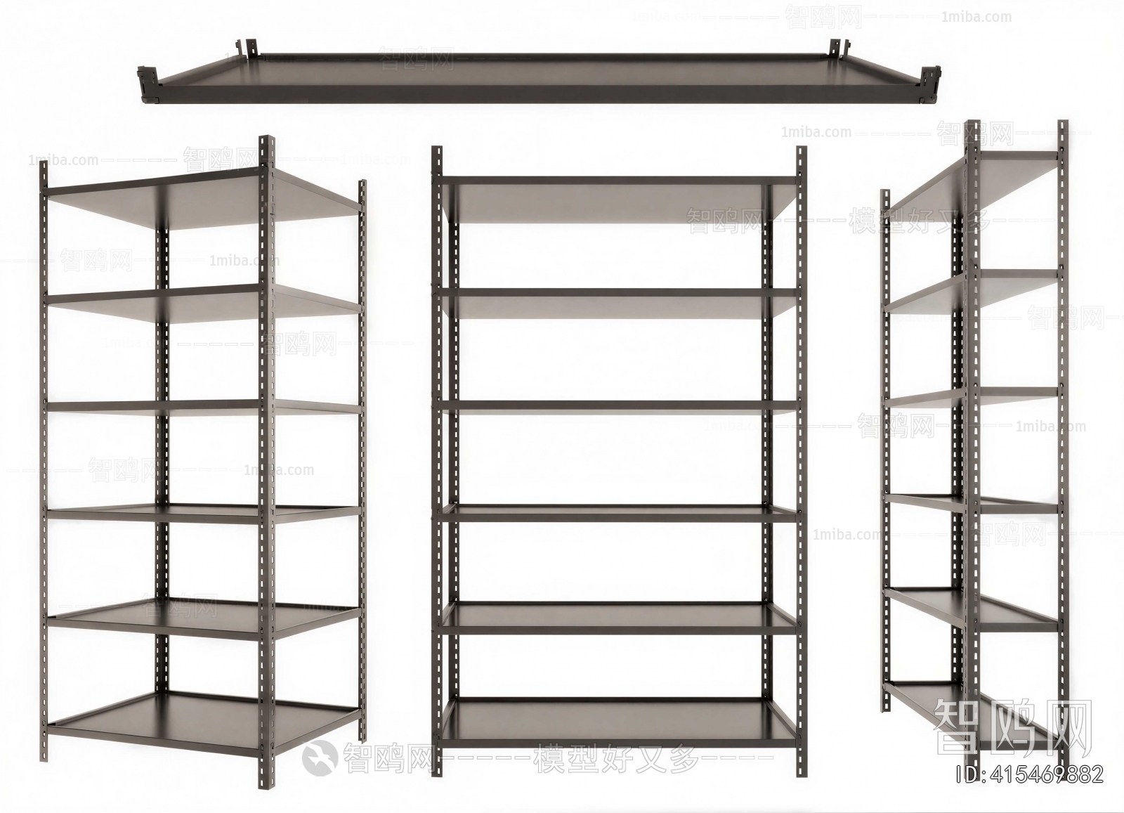 Modern Supermarket Shelf