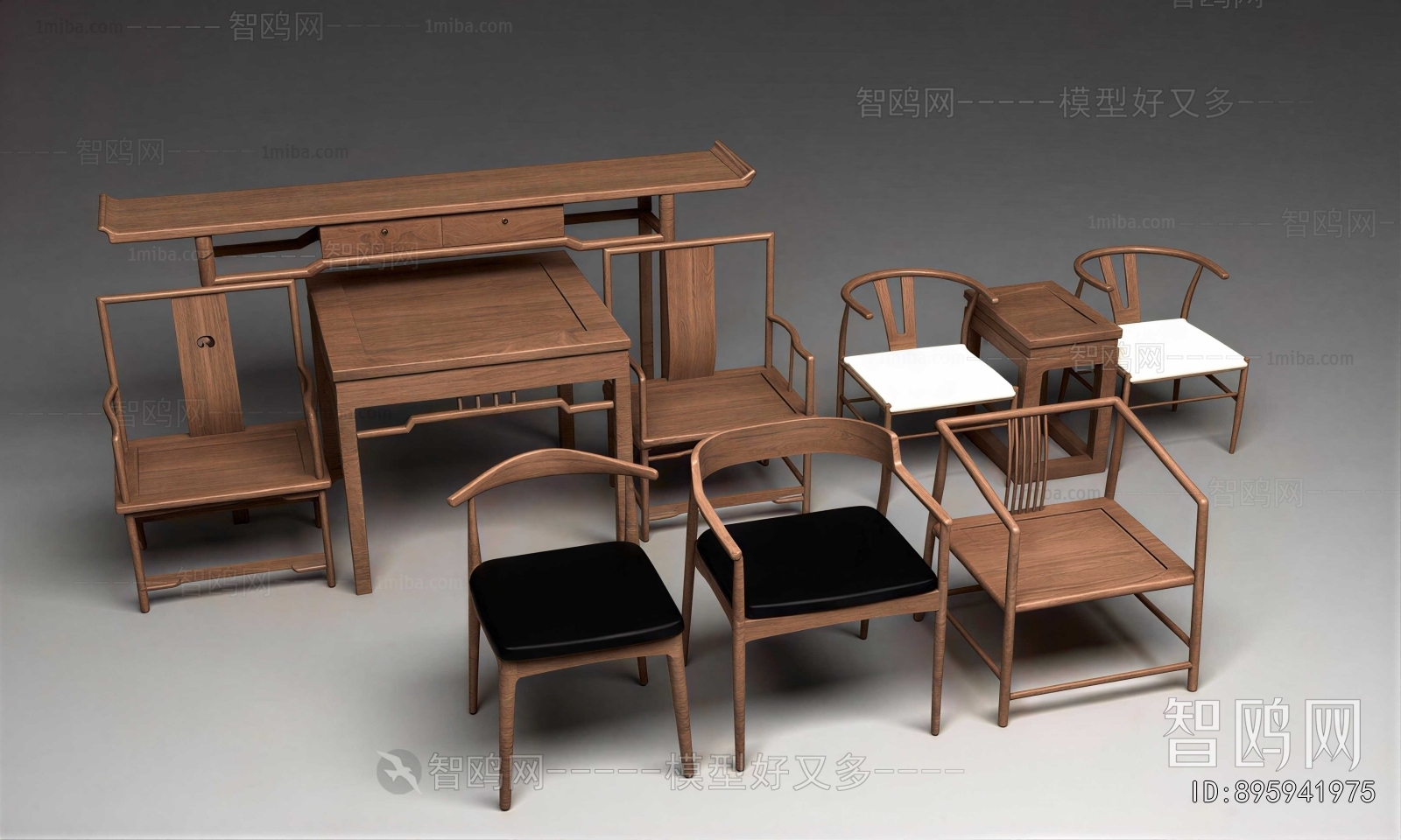 New Chinese Style Lounge Chair