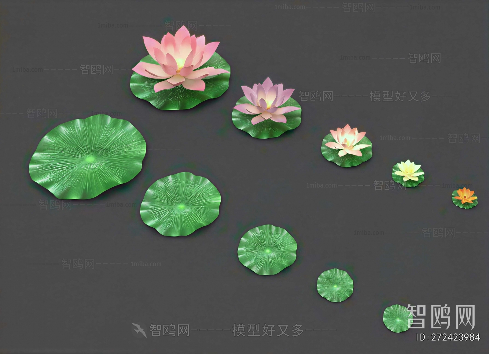 Modern Flowers And Grass