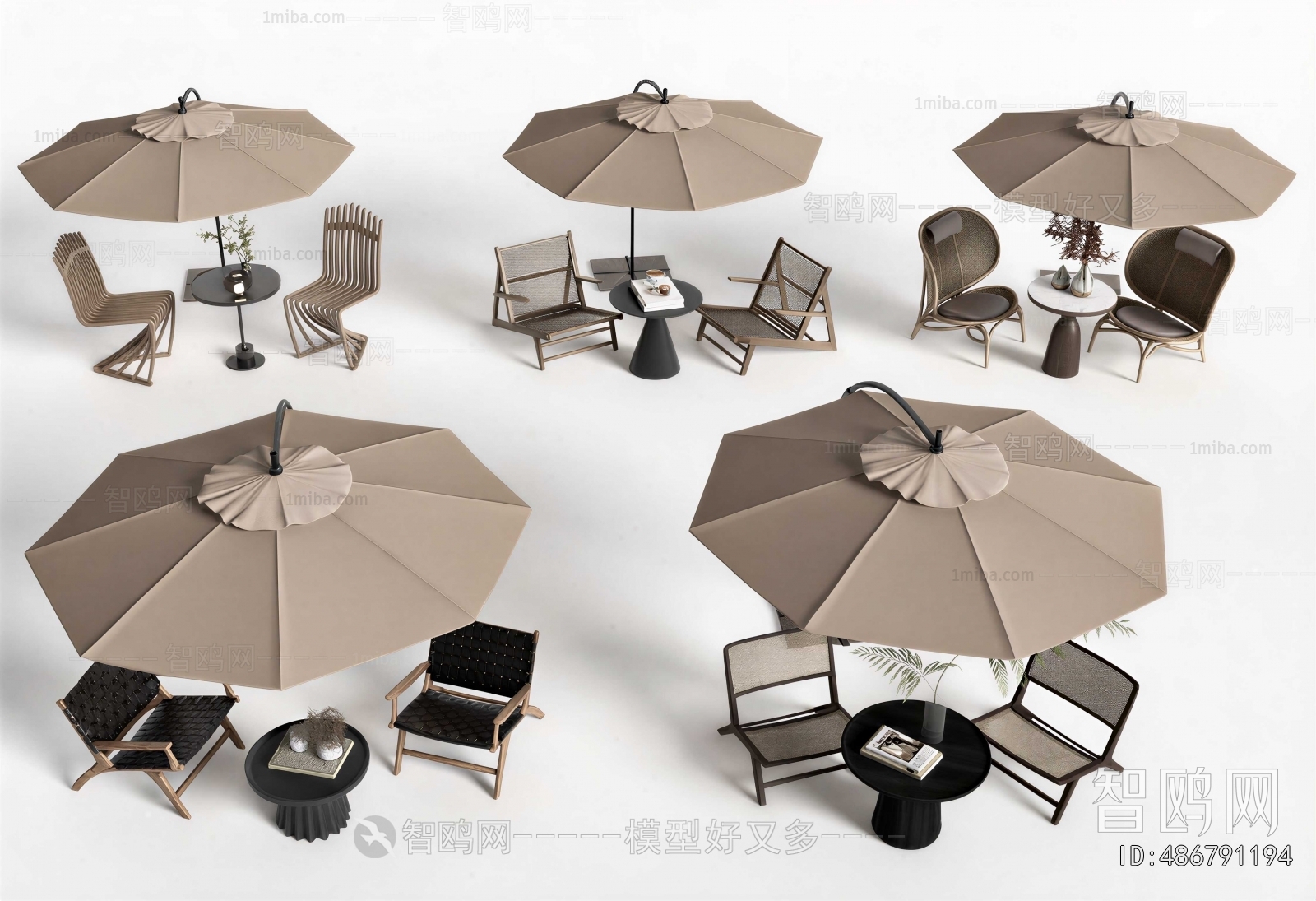 Wabi-sabi Style Outdoor Tables And Chairs