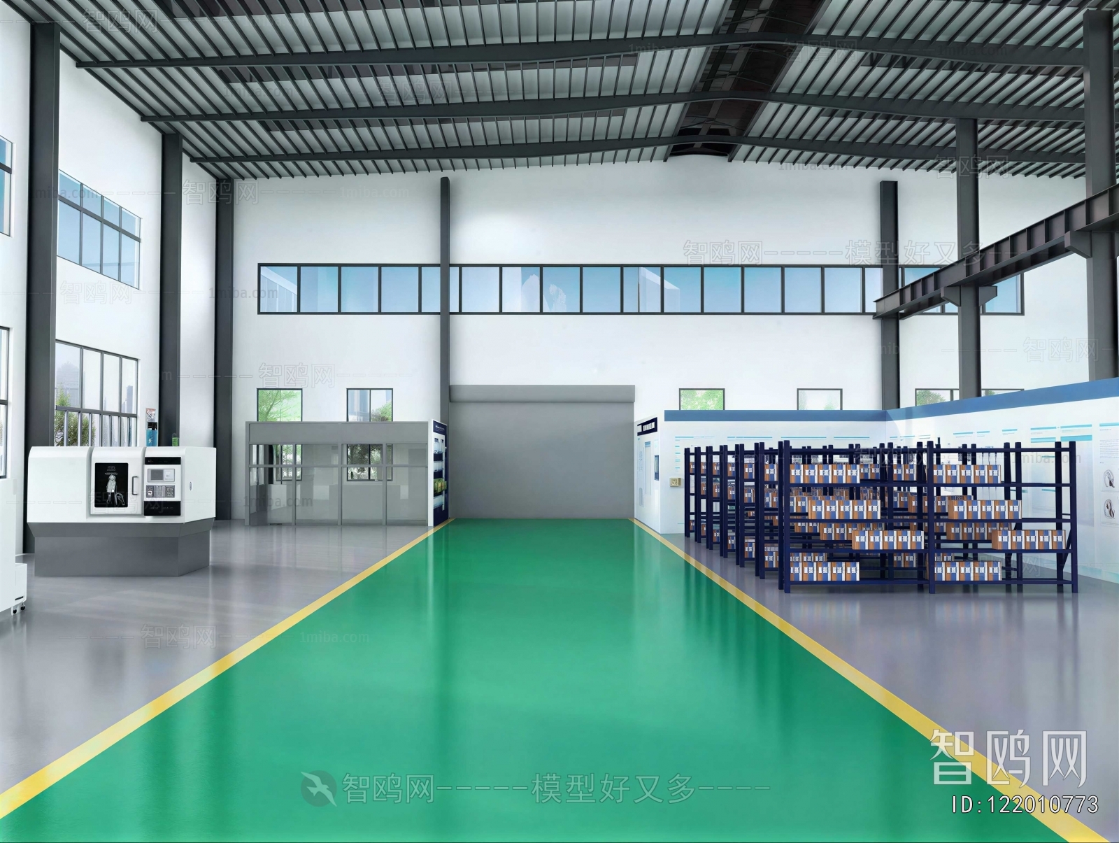 Modern Factory Floor/warehouse
