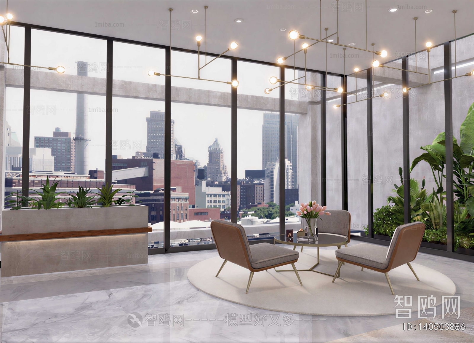 Modern Reception Room