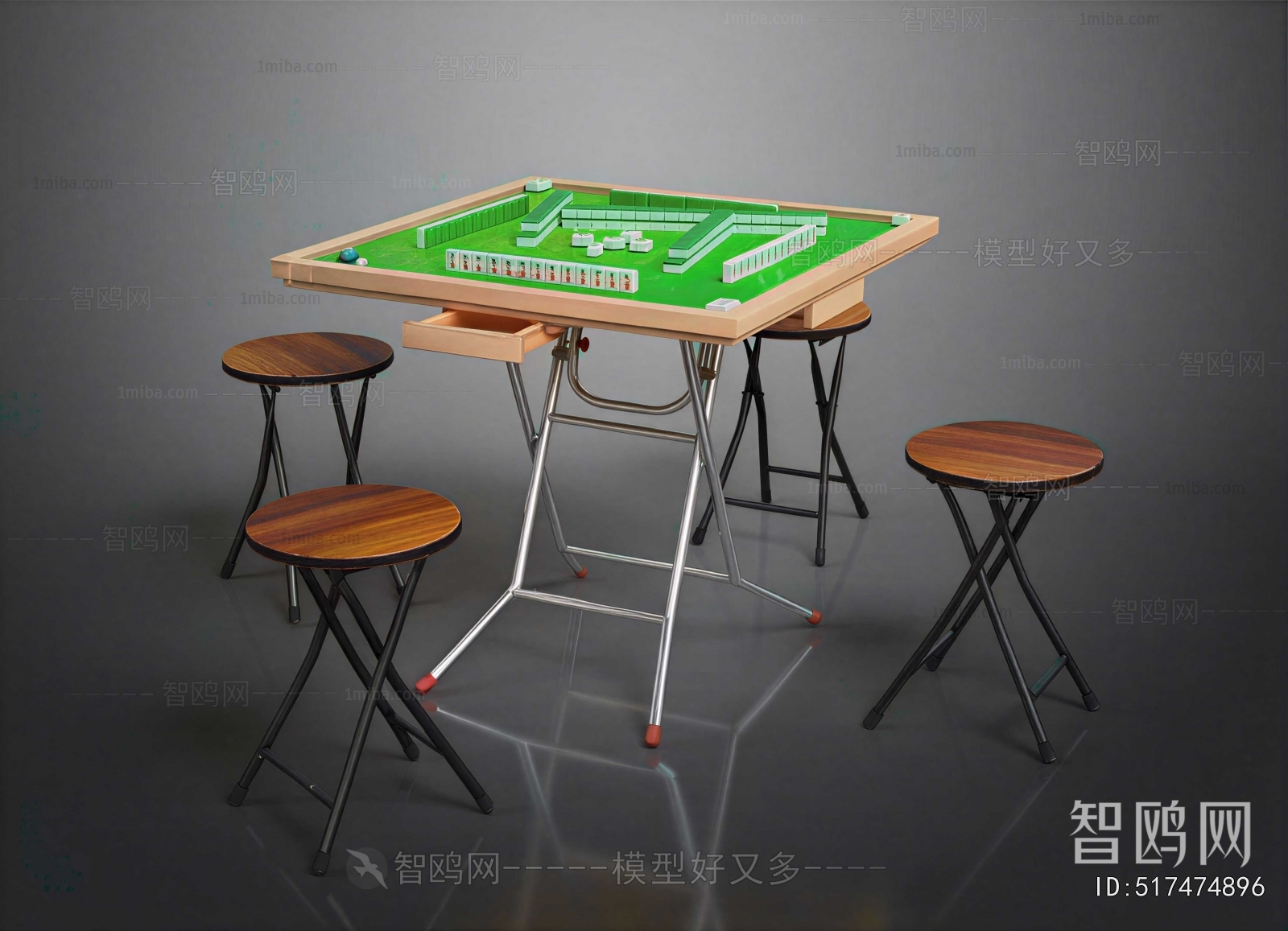 Modern Mahjong Tables And Chairs