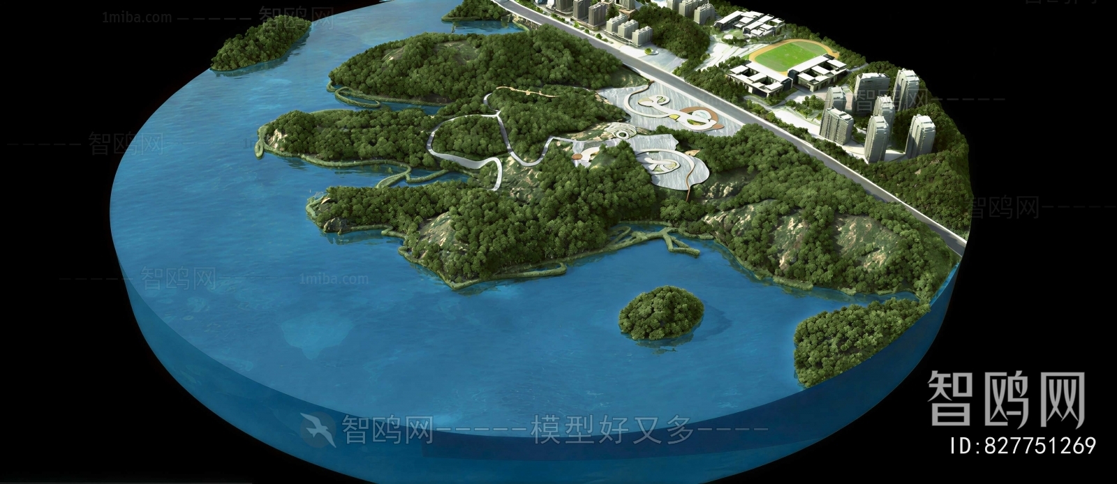 Modern Architectural Bird's-eye View Planning