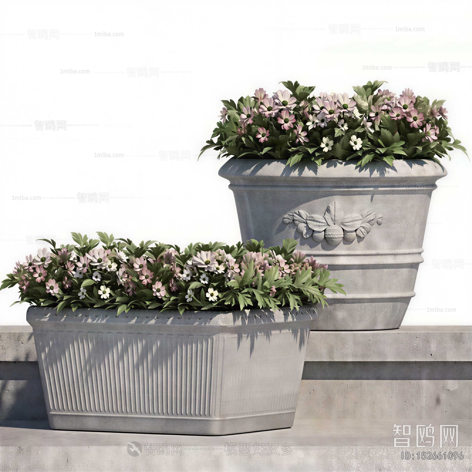 Modern Flower Bed, Flower Bowl, Flower Box