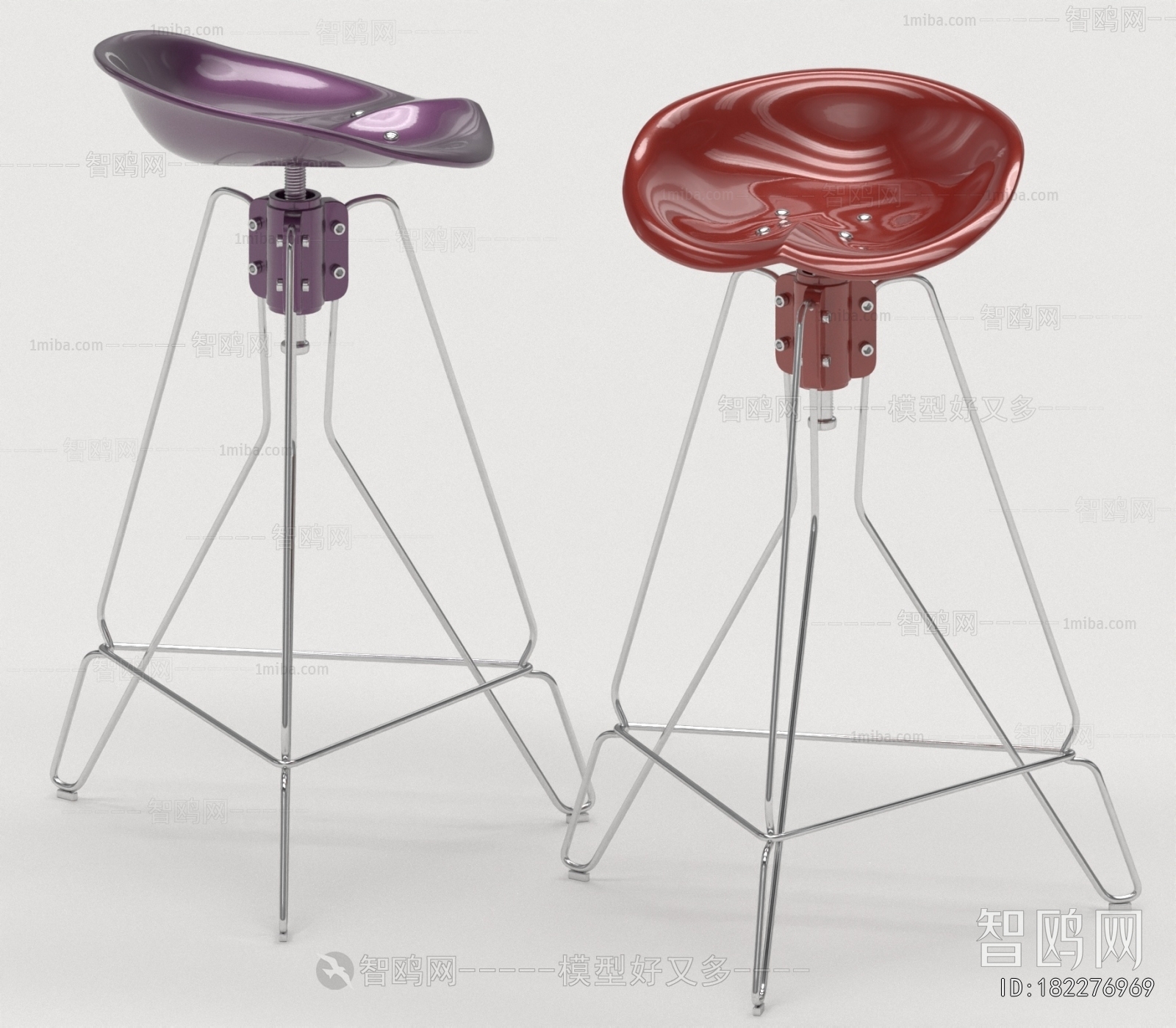 Industrial Style Bar Chair