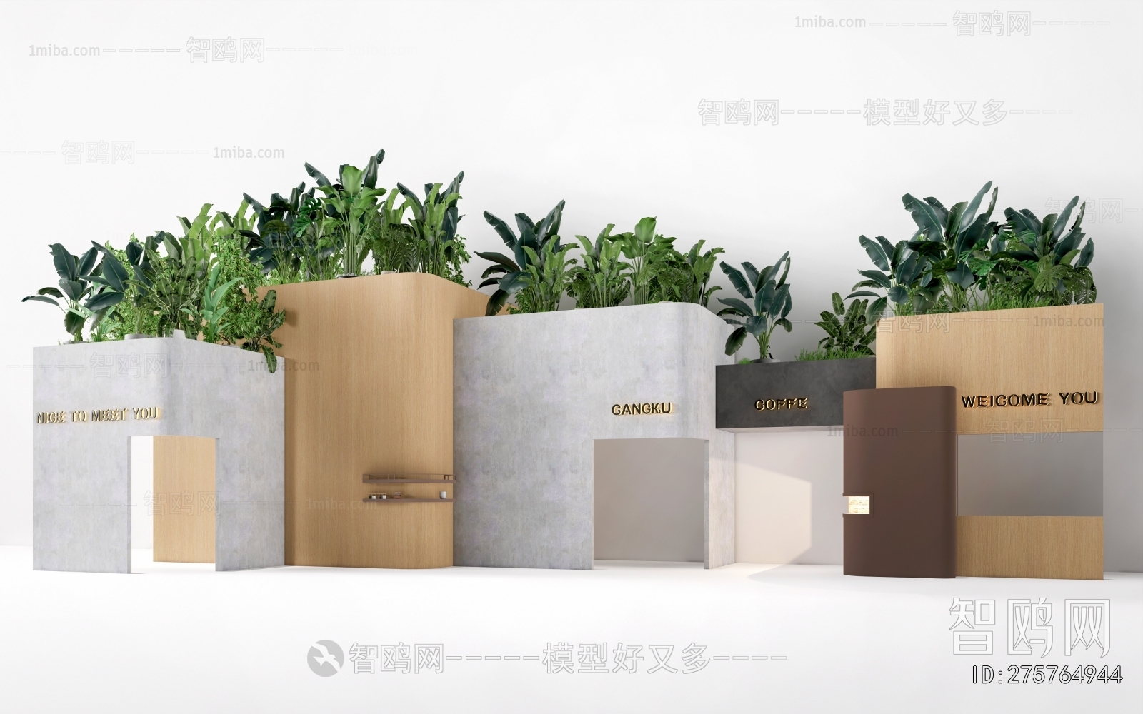 Modern Flower Bed, Flower Bowl, Flower Box