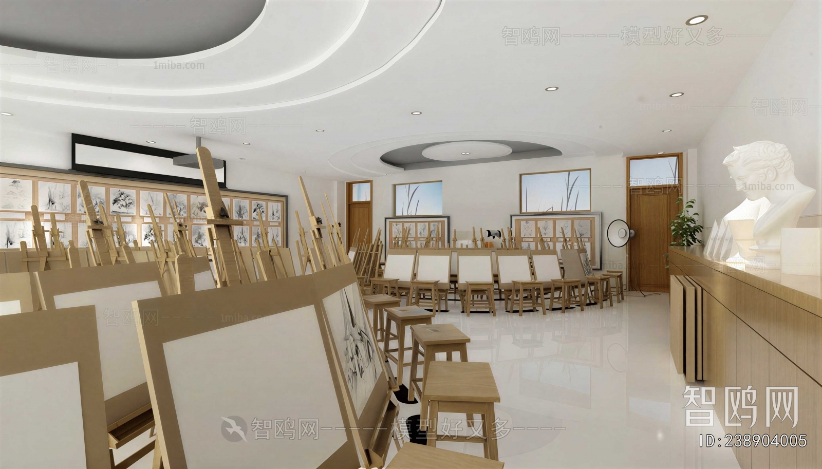 Modern Art Room