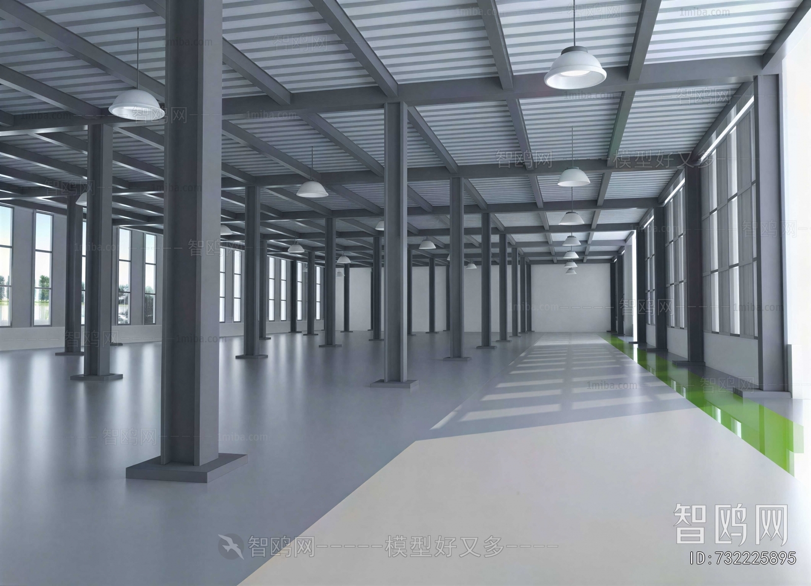Modern Factory Floor/warehouse