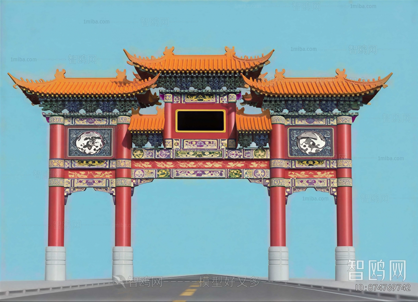 Chinese Style Ancient Architectural Buildings
