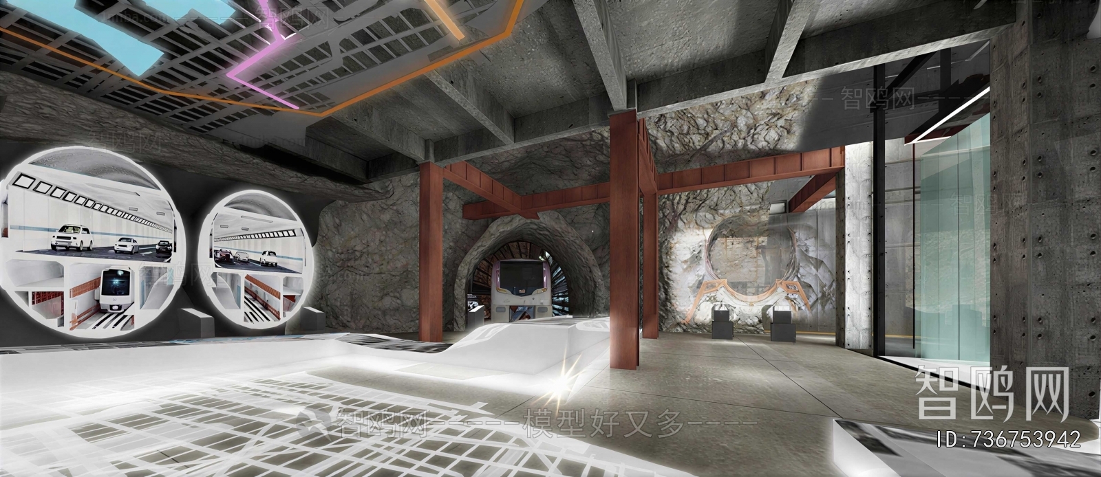 Industrial Style Exhibition Hall