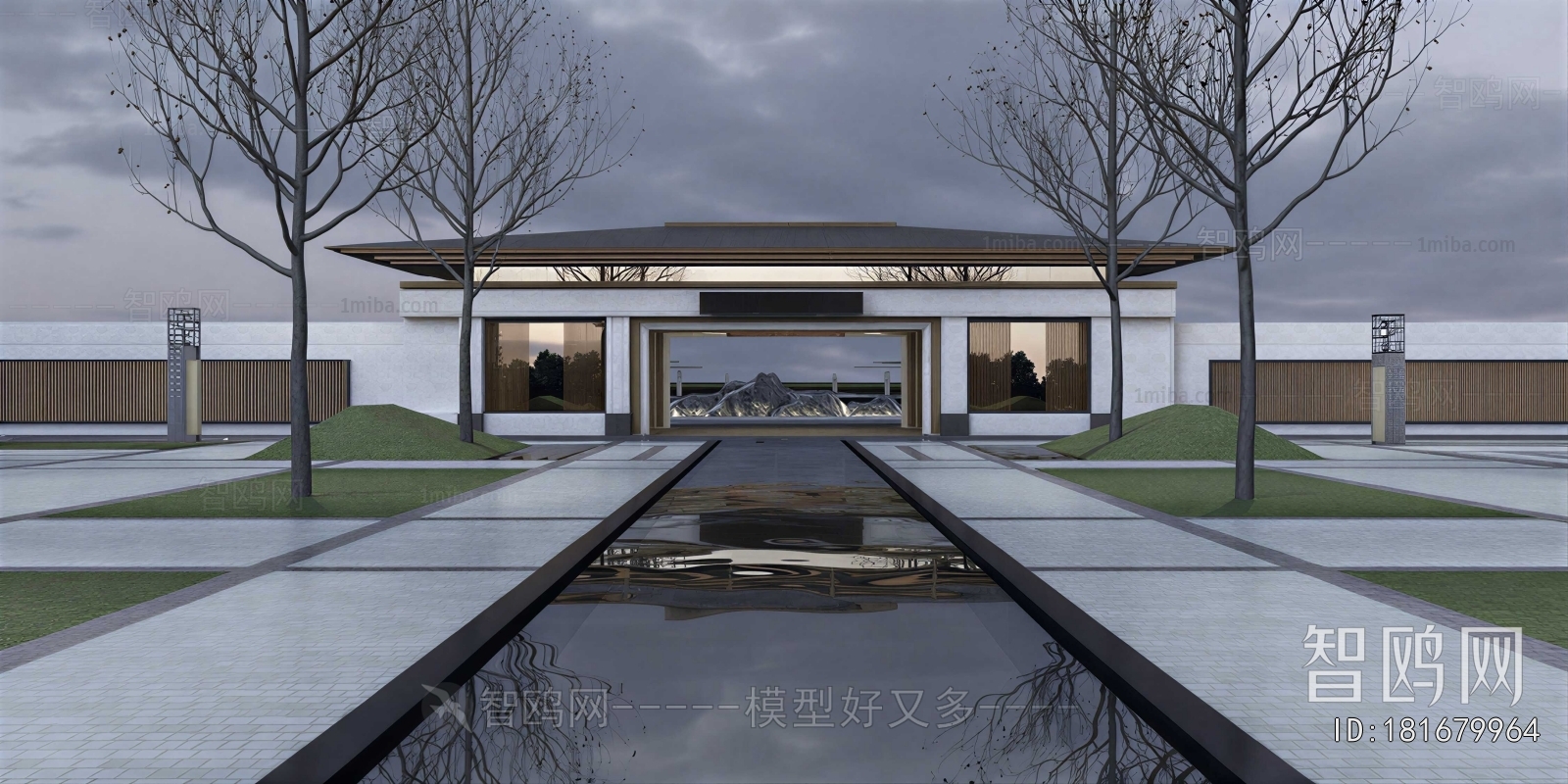 New Chinese Style Courtyard/landscape