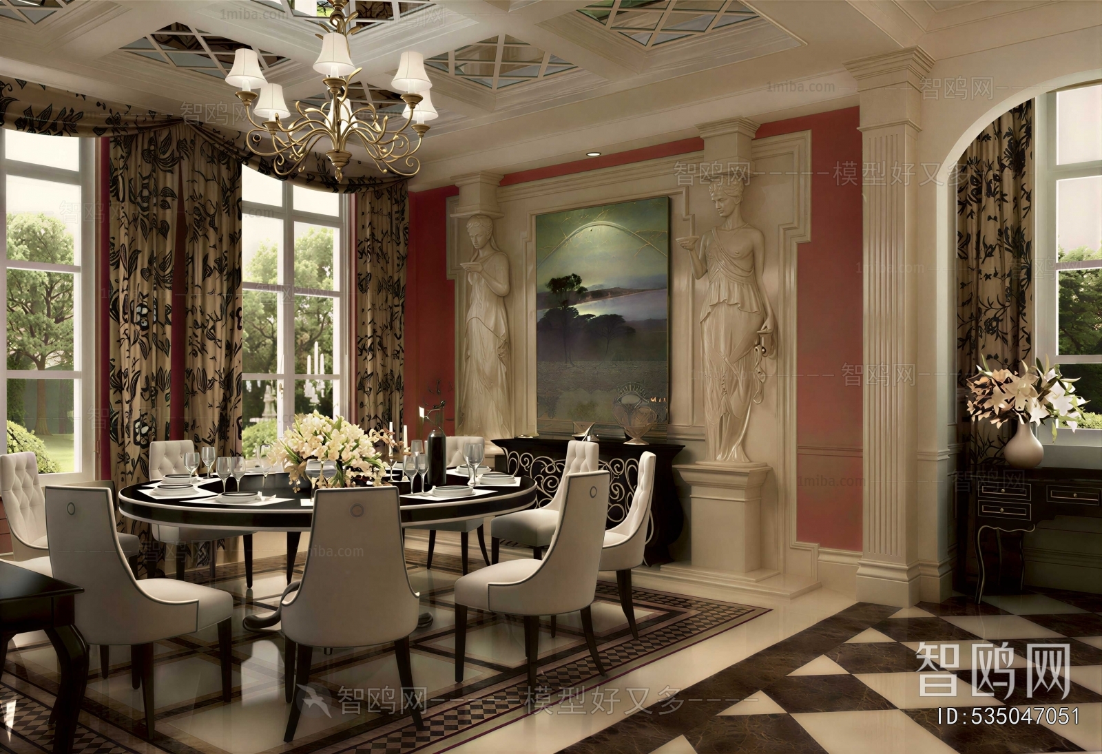 European Style Dining Room