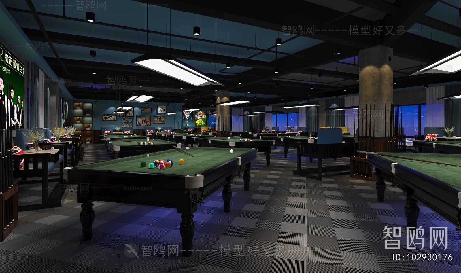 Modern Chess And Card Room