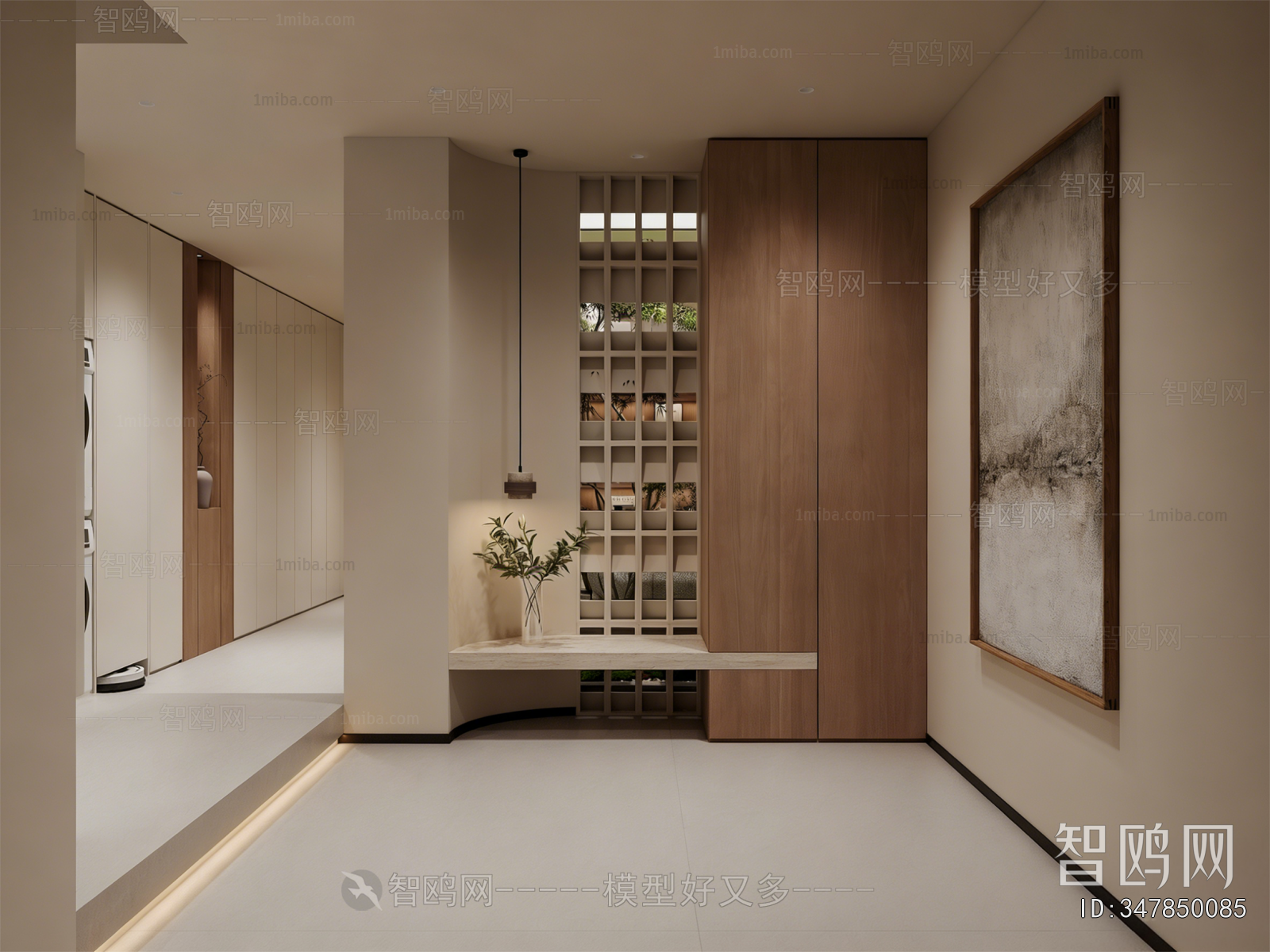 New Chinese Style Hallway