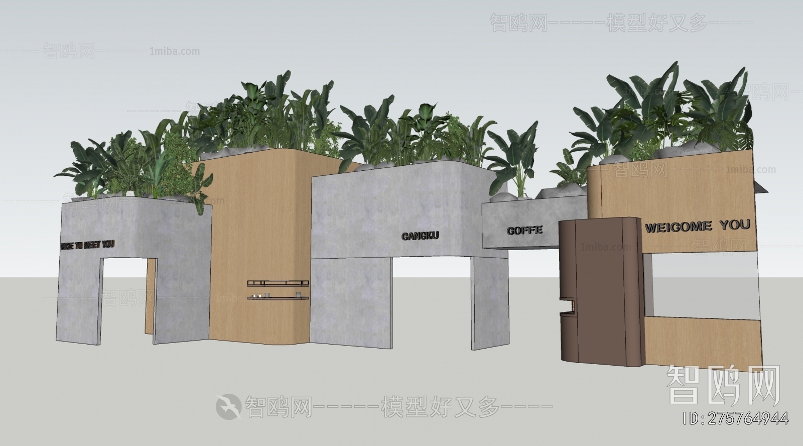 Modern Flower Bed, Flower Bowl, Flower Box