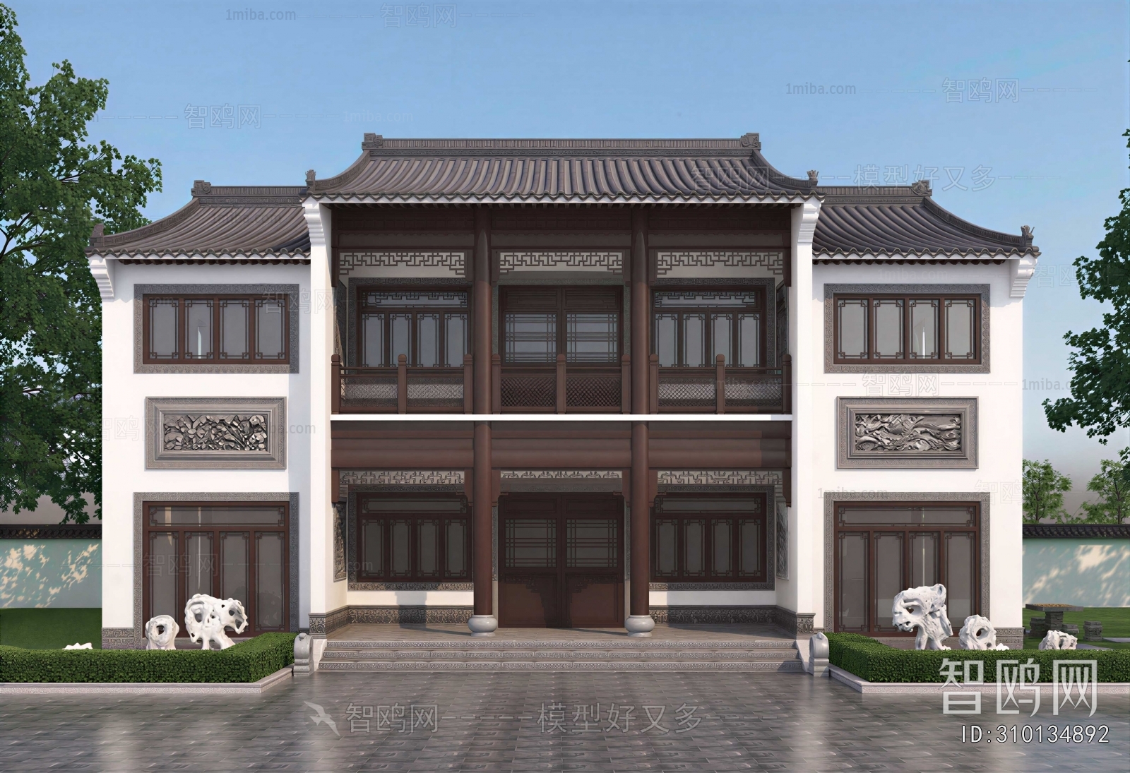 New Chinese Style Detached Villa