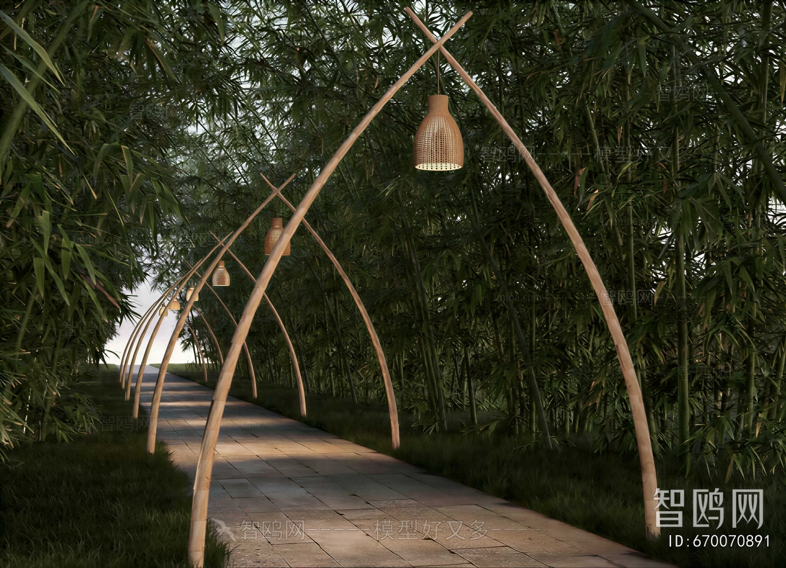 Wabi-sabi Style Outdoor Light