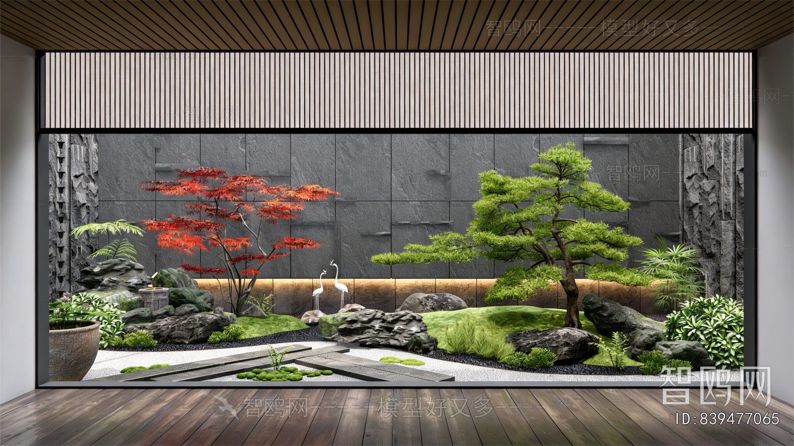 New Chinese Style Courtyard/landscape