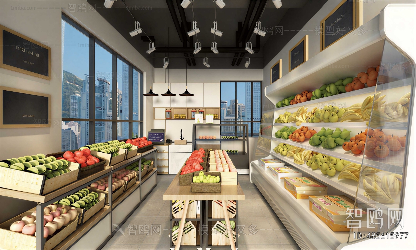 Modern Fruit Shop