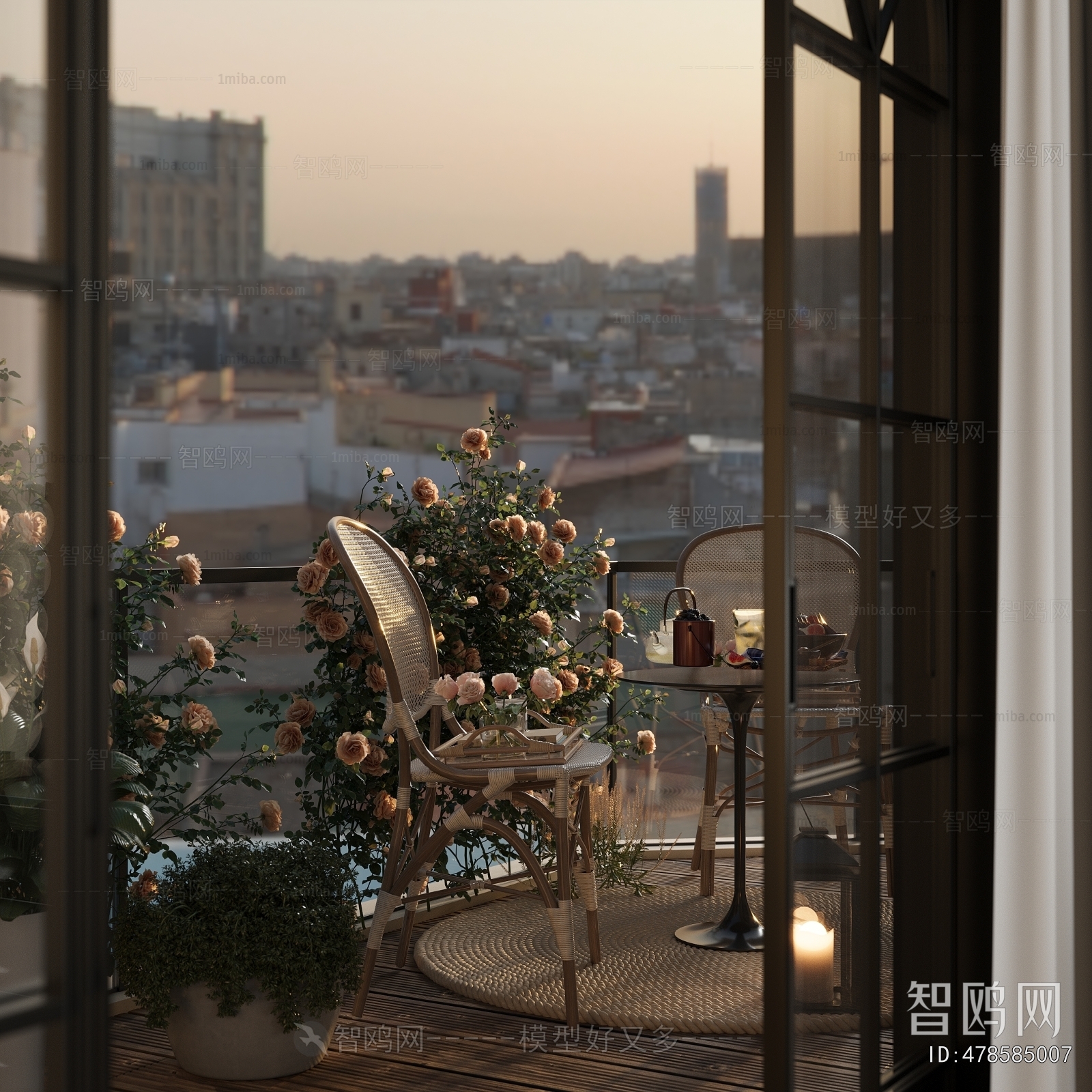 French Style Balcony